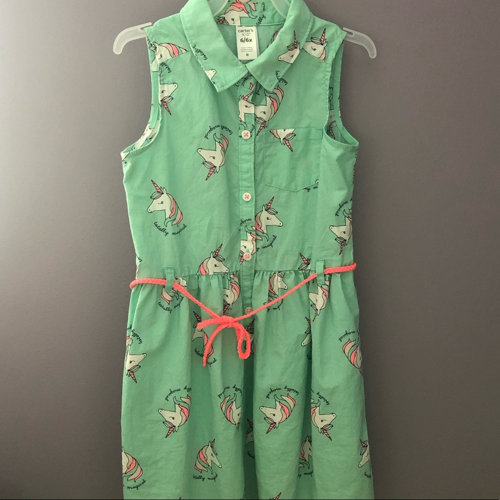 Girls unicorn dress